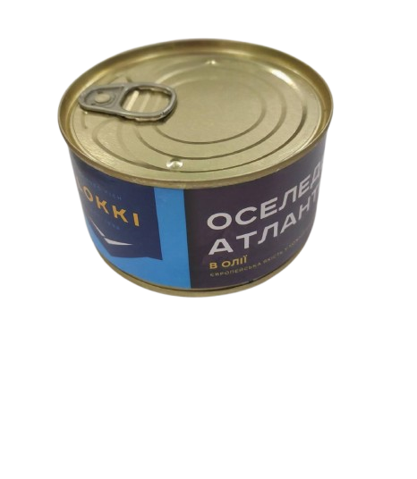 Оселедець в олії, 230г. КЛЮЧ ТМ LOKKI